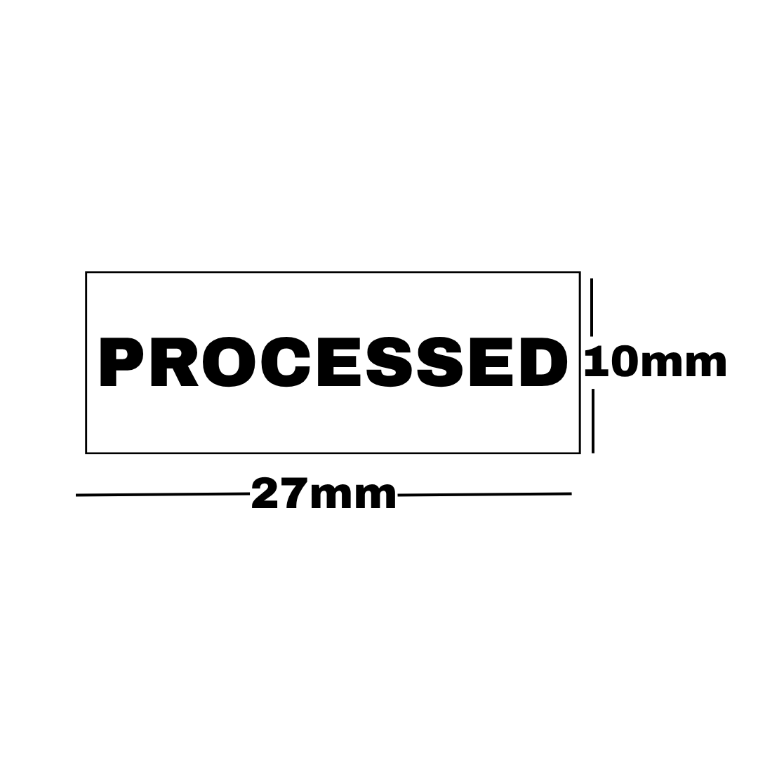 Printer 10 Stamp: PROCESSED