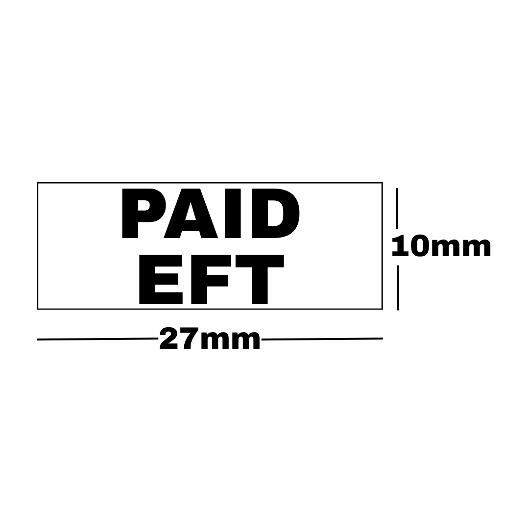 Printer 10 Stamp: PAID EFT