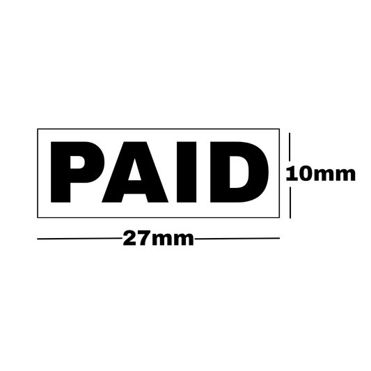 Printer 10 Stamp: PAID